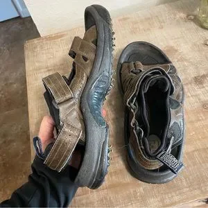 FootJoy | Shoes | Footjoy Fj Brown Strap Open Toe Spikes  display picture 2
